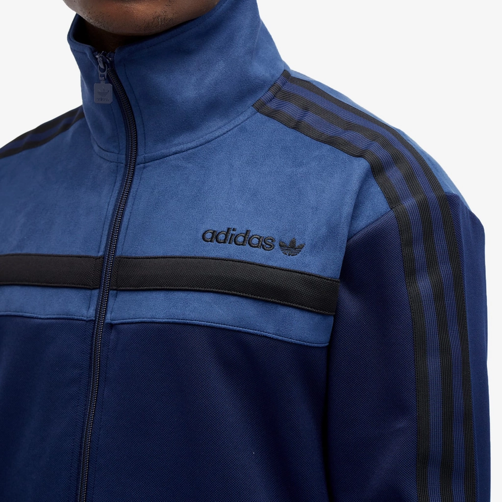 Adidas Originals Men's Premium Essentials Track Top Wonder White/Night Indigo